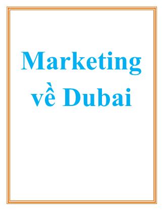 Marketing về Dubai