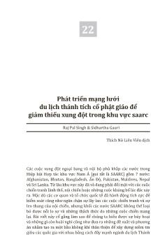 Phát triển mạng lưới du lịch thánh tích cổ phật giáo để giảm thiểu xung đột trong khu vực SAARC