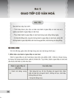 Tài liệu hướng dẫn giáo viên môn Giáo dục công dân lớp 6 (Phần 2)