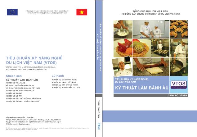 Tiêu chuẩn kỹ năng nghề du lịch Việt Nam: Kỹ thuật làm bánh Âu (Phần 1)