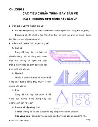 Vẽ kỹ thuật: Phần vẽ cơ bản