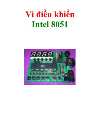 Vi điều khiển Intel 8051