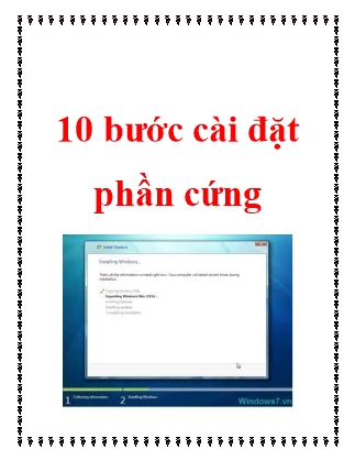 10 bước cài đặt phần cứng