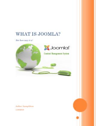 Bài giảng Joomla