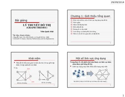 Bài giảng Lý thuyết đồ thị (Graph Theory) - Chương 1: Giới thiệu tổng quan - Trần Quốc Việt