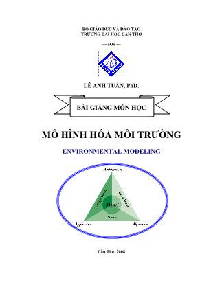 Bài giảng Mô hình hóa môi trường (Environmental Modeling)