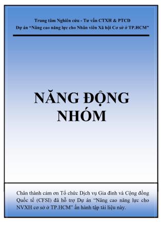 Bài giảng Năng động nhóm