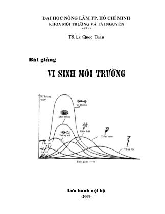 Bài giảng Vi sinh môi trường - TS. Lê Quốc Tuấn