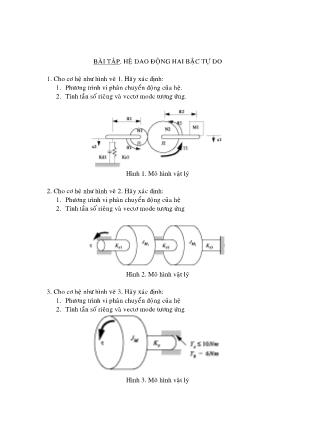 Bài tập hệ dao động hai bậc tự do