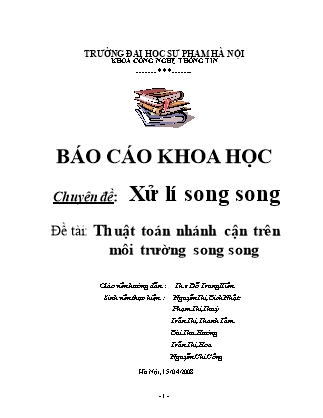 Báo cáo Thuật toán nhánh cận trên môi trường song song