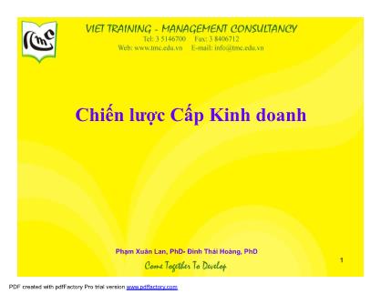 Chiến lược Cấp Kinh doanh