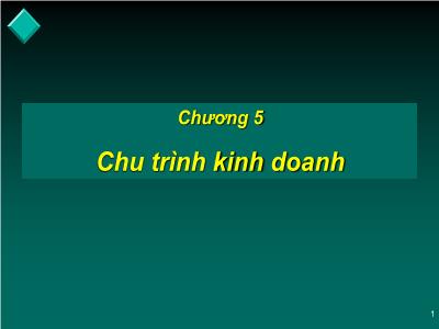 Chu trình kinh doanh