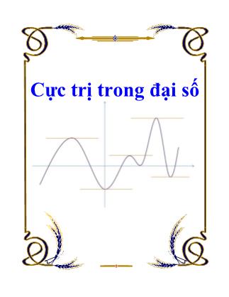 Cực trị trong đại số