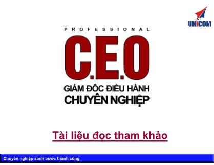 Đầu não bán hàng - Vai trò mới của CEO