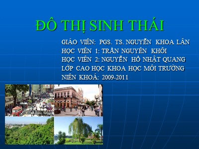 Đô thị sinh thái