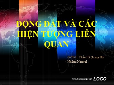 Động đất và các hiện tượng liên quan - Hà Quang Hải