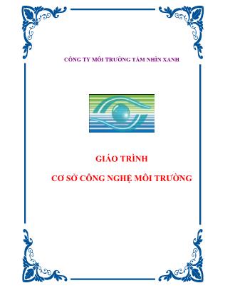 Giáo trình Cơ sở công nghệ môi trường