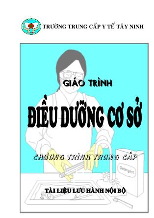 Giáo trình Điều dưỡng cơ sơ