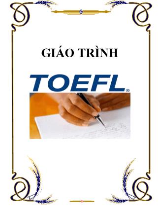 Giáo trình học Toefl