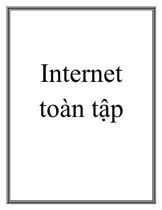 Giáo trình Internet toàn tập