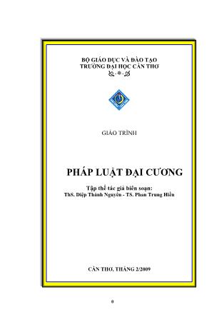 Giáo trình Pháp luật đại cương - Đại học Cần Thơ