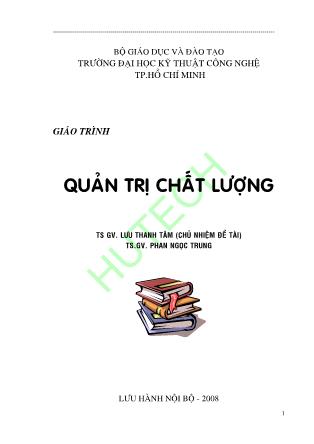 Giáo trình Quản trị chất lượng