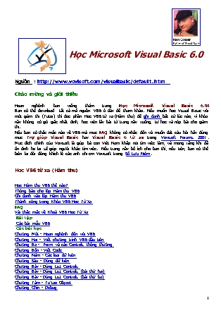 Học Microsoft Visual Basic 6.0