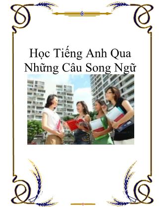 Học tiếng Anh qua những câu song ngữ