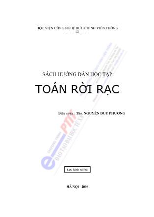 Hướng dẫn học tập toán rời rạc - Ths. Nguyễn Duy Phương