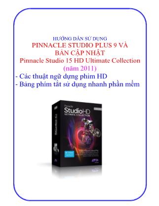 Hướng dẫn sử dụng Pinnacle Studio Plus 9 và bản cập nhật