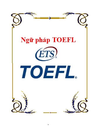 Ngữ pháp TOEFL (Bản mới)
