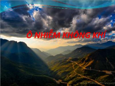 Ô nhiễm không khí