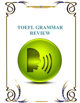 Ôn tập ngữ pháp Toefl