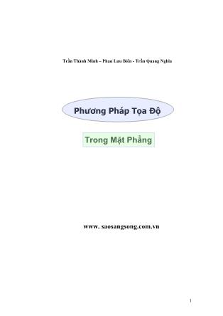 Phương pháp tọa độ trong mặt phẳng