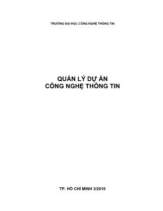 Quản lý dự án công nghệ thông tin