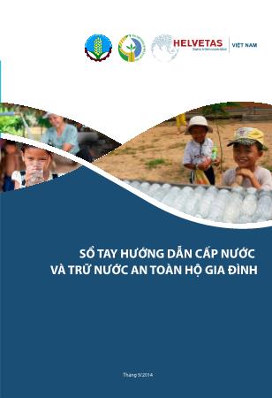 Sổ tay hướng dẫn cấp nước và trữ nước an toàn hộ gia đình