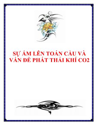 Sự ấm lên toán cầu và vấn đề phát thải khí CO2