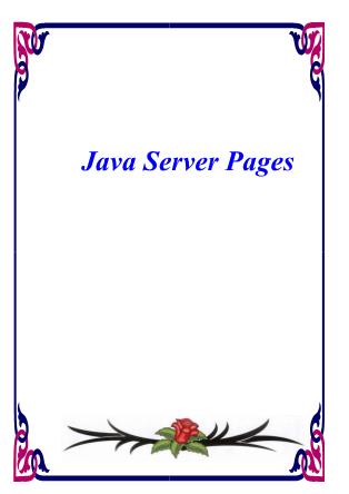 Tài liệu căn bản Java Server Pages - Phạm Hữu Khang