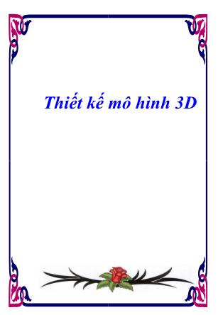 Thiết kế mô hình 3D