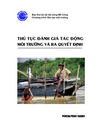 Thủ tục đánh giá tác động môi trường và ra quyết định