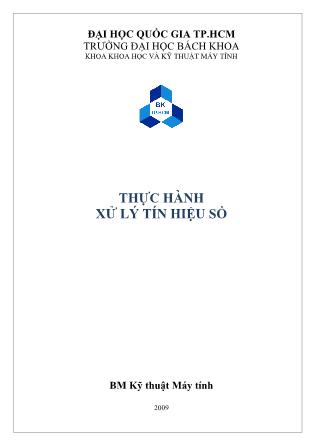 Thực hành xử lý tín hiệu số