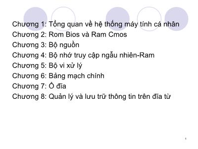 Tổng quan về máy tính