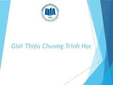 Bài giảng Hệ thống thông tin quản lý - Chương 0: Giới thiệu chương trình học