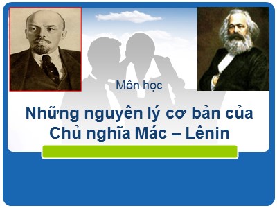 Bài giảng Những nguyên lý cơ bản của Chủ nghĩa Mác-Lênin - Phần III, Chương VII: Sứ mệnh lịch sử của giai cấp công nhân và cách mạng XHCN