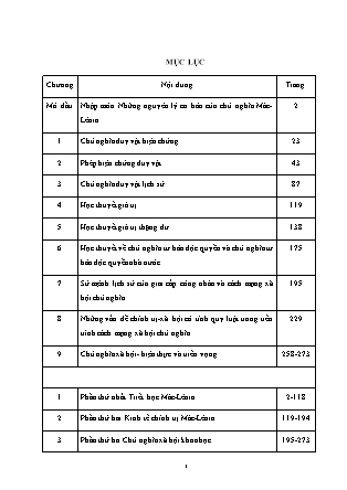 Giáo trình Những nguyên lý cơ bản của chủ nghĩa Mác-Lênin