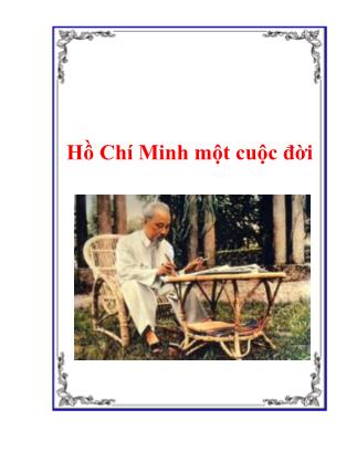 Hồ Chí Minh một cuộc đời