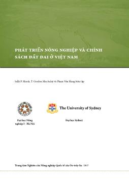 Phát triển nông nghiệp và chính sách đất đai ở Việt Nam