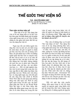 Thế giới thư viện số