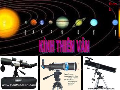 Bài giảng Điện tử vật lí 11 - Bài 34: Kính thiên văn