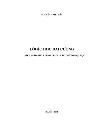 Bài giảng Logic học đại cương